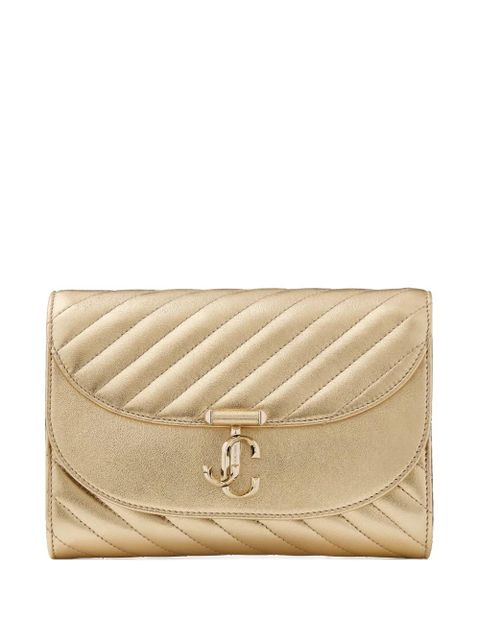Jimmy Choo Curve clutch bag - Gold - zdjęcie produktu nr 1