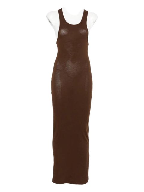 ENTIRE STUDIOS midi muscle tank dress - Brown