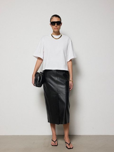 Answear.LAB spódnica skórzana - zdjęcie produktu nr 1