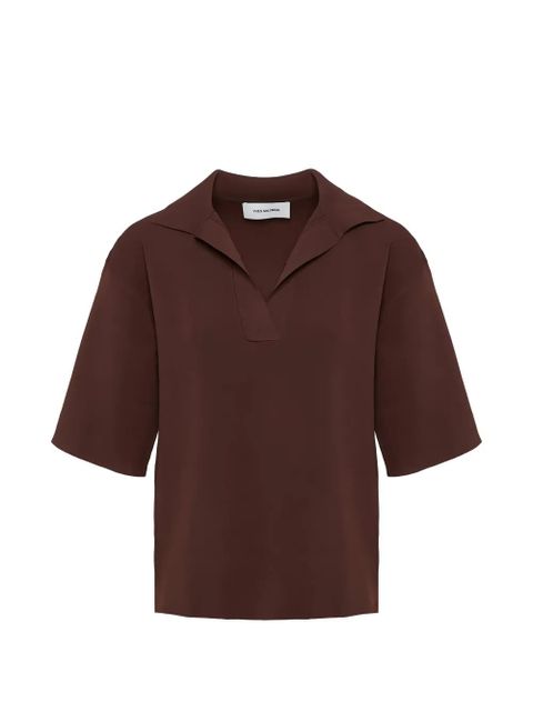 Yves Salomon knitted top - Brown - zdjęcie produktu nr 1