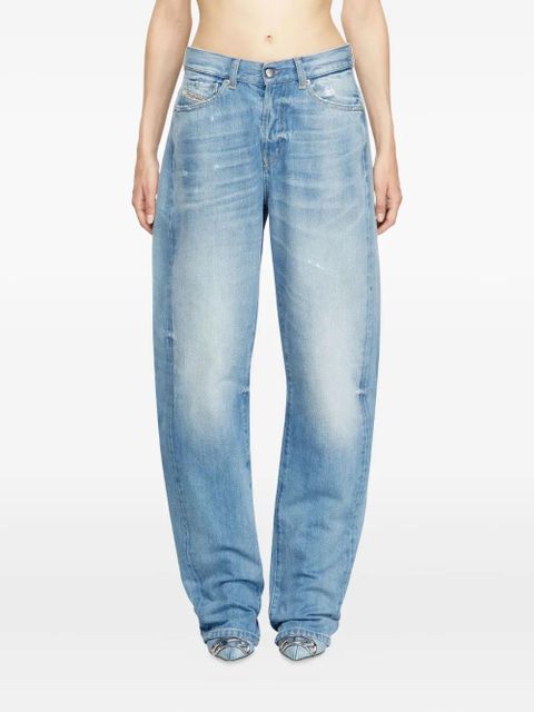 Diesel D-Ellz distressed light-wash jeans - Blue - zdjęcie produktu nr 2