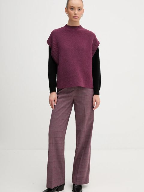 United Colors of Benetton sweter wełniany damski kolor czarny 1002D10BG