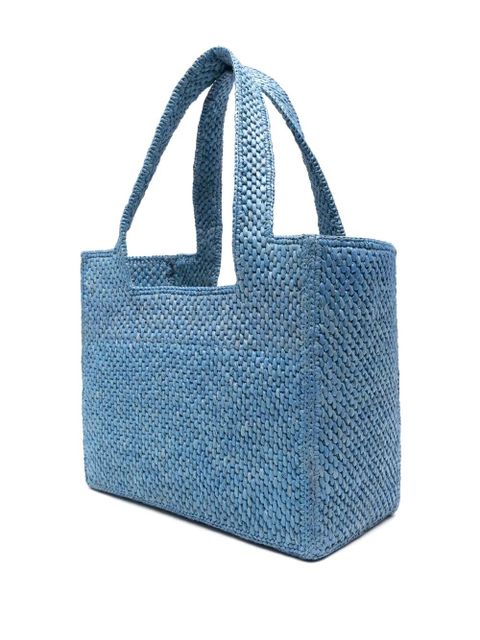 LOEWE medium Loewe Font tote bag - Blue