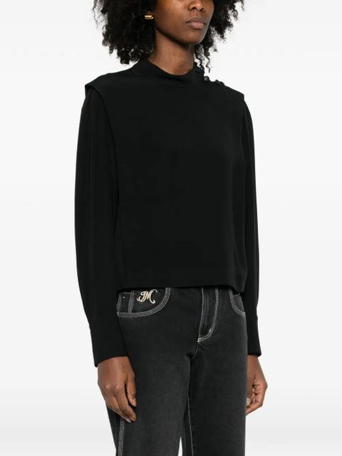 ISABEL MARANT Felissa button-detail blouse - Black