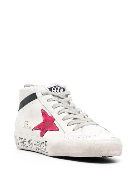 Golden Goose star-patch hi-top sneakers - White - zdjęcie produktu nr 2
