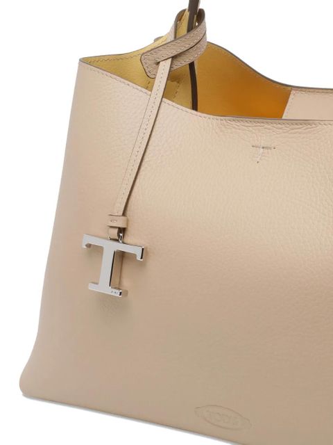 Tod's medium leather tote bag - Neutrals