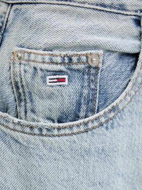 Tommy Jeans jeansy damskie kolor niebieski DW0DW20015