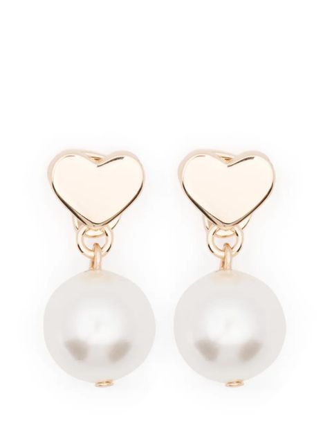 Maje heart glass earrings - Gold - zdjęcie produktu nr 1