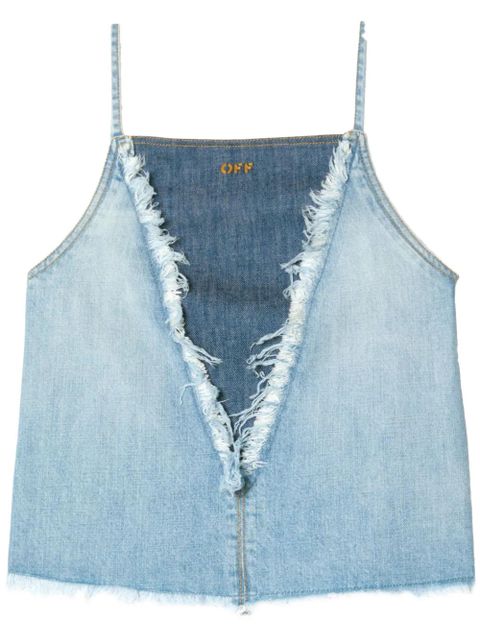 Off-White denim top - Blue - zdjęcie produktu nr 1