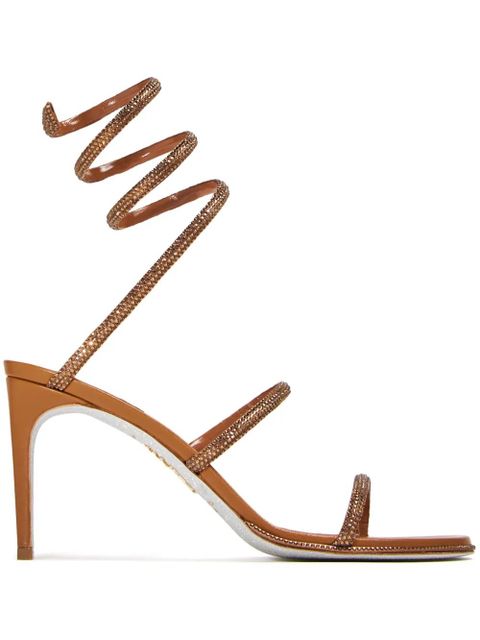 René Caovilla 80mm Cleo sandals - Brown - zdjęcie produktu nr 1
