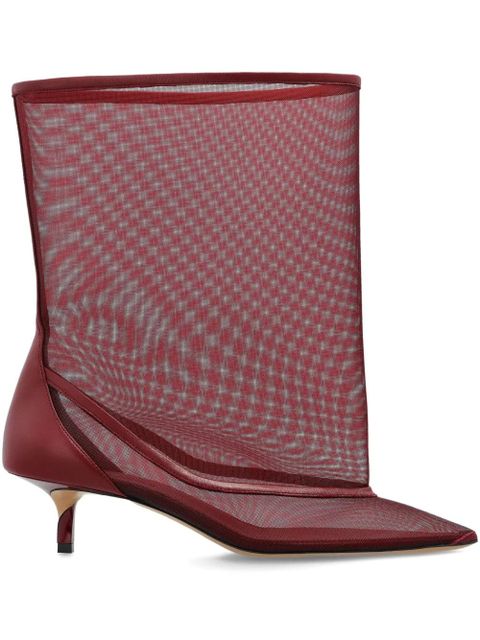 Jacquemus The Tourni mesh boots - Red - zdjęcie produktu nr 1
