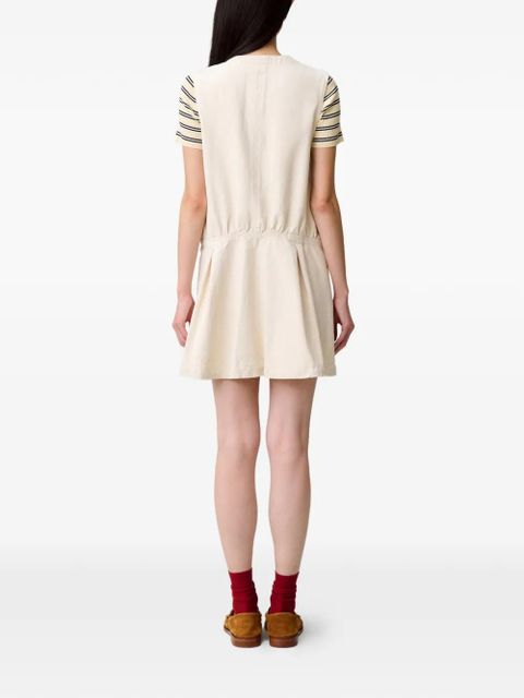 Claudie Pierlot buttoned pleated dress - Neutrals