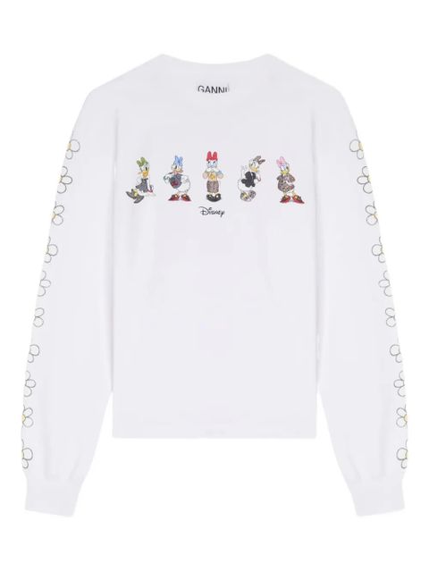 GANNI x Disney long-sleeve T-shirt - White - zdjęcie produktu nr 1