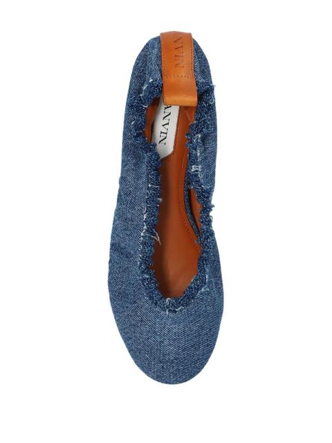 Lanvin denim ballerina shoes - Blue