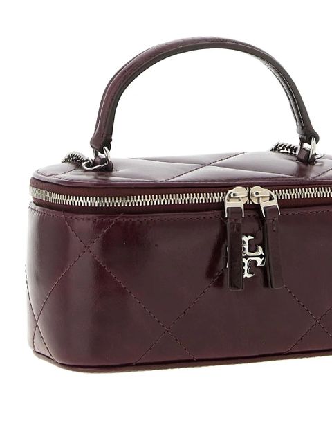 Tory Burch Kira quilted top-handle mini bag - Red