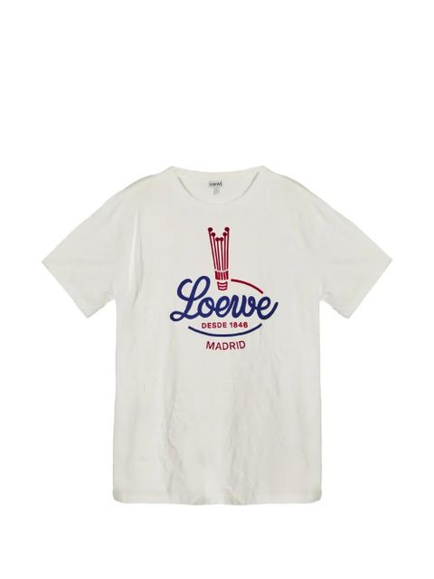 LOEWE logo-print T-shirt - White - zdjęcie produktu nr 1
