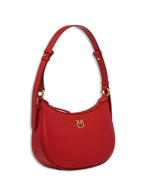 PINKO logo detail shoulder bag - Red