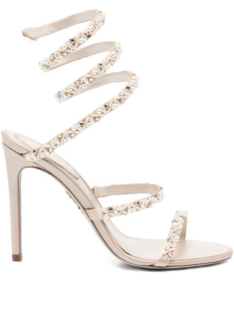 René Caovilla 100mm Chandelier sandals - Neutrals - zdjęcie produktu nr 1