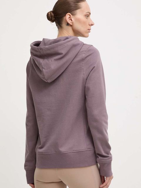 Helly Hansen bluza NORD GRAPHIC damska kolor fioletowy z kapturem 62981 - zdjęcie produktu nr 2