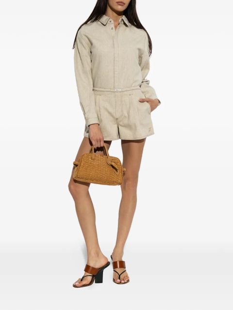 Jacquemus contrast-stitch long-sleeve shirt - Neutrals - zdjęcie produktu nr 2