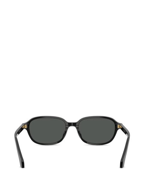 Versace Eyewear oval-frame medallion sunglasses - Black