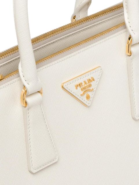 Prada medium Galleria leather tote bag - White