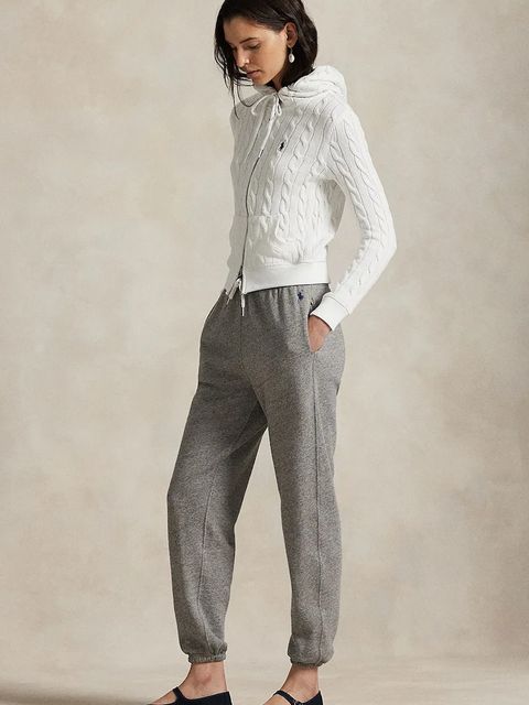 Polo Ralph Lauren spodnie dresowe kolor szary gładkie 211971694 - zdjęcie produktu nr 2