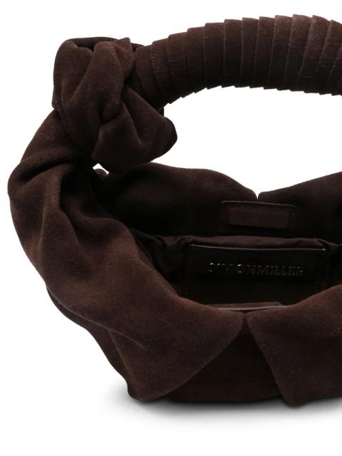 Simon Miller knotted suede bucket bag - Brown