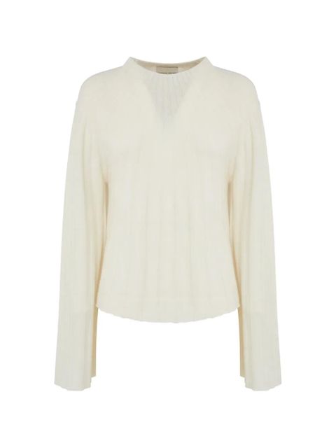 LouLou de Saison flared ribbed sweater - Neutrals - zdjęcie produktu nr 1