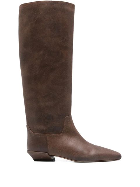 Paris Texas 30mm Bettina leather pointed-toe boots - Brown - zdjęcie produktu nr 1