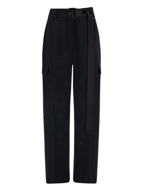 Ferragamo belted trousers - Black - zdjęcie produktu nr 1
