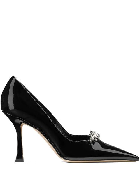Jimmy Choo 90mm Belinda pointed-toe pumps - Black - zdjęcie produktu nr 1