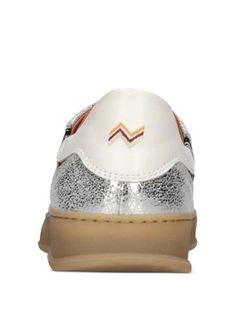 Missoni Raschel flower sneakers - Silver