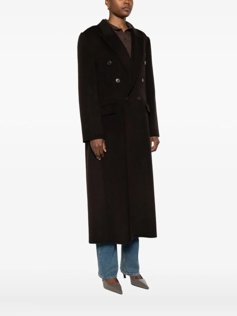 Victoria Beckham double-breasted button-up coat - Brown