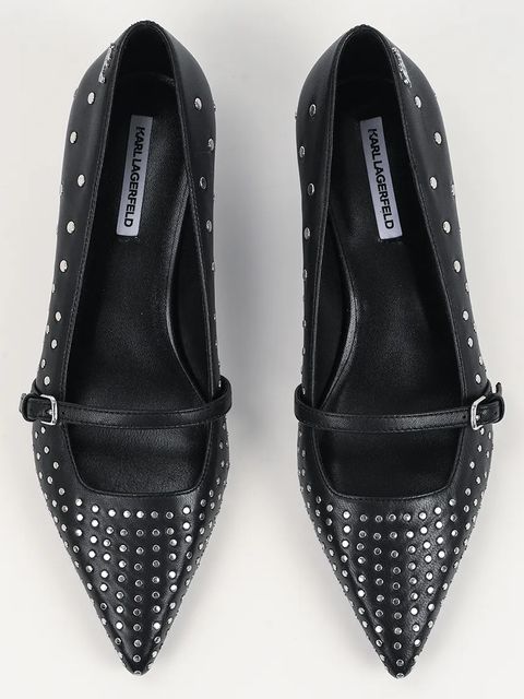 Karl Lagerfeld szpilki skórzane PASHA