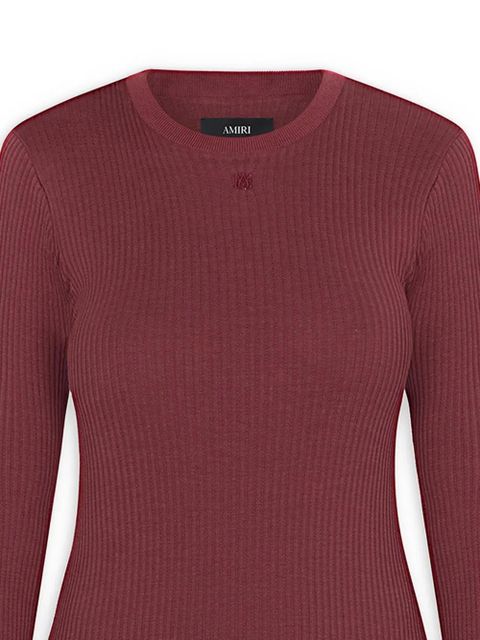 AMIRI long-sleeve mini dress - Red