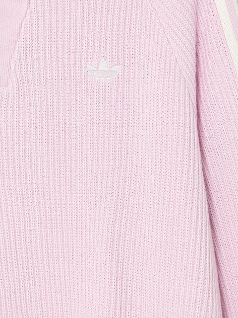 adidas Originals sweter Funnel damska kolor różowy z półgolfem KS7785