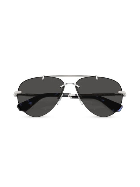 Burberry Eyewear metallic aviator-frame sunglasses - Silver
