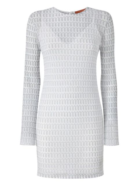 Missoni knitted mini dress - Silver - zdjęcie produktu nr 1