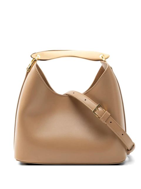 Elleme small Boomerang metal-handle leather bag - Brown - zdjęcie produktu nr 1