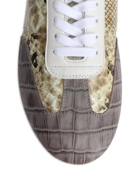 Marni snakeskin-effect sneakers - Neutrals