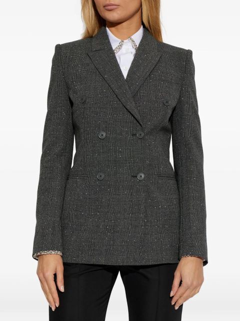 Alexander McQueen double-breasted wool jacket - Grey