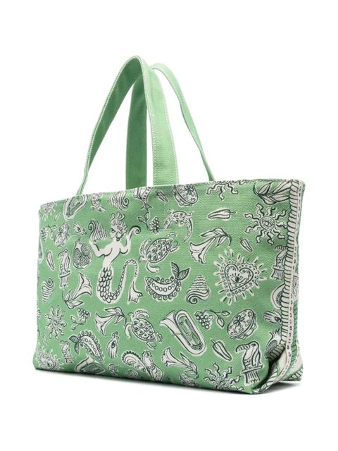 ALEMAIS Lula beach bag - Green