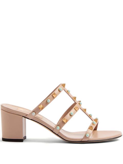 Valentino Garavani 60mm Rockstud embellished sandals - Pink