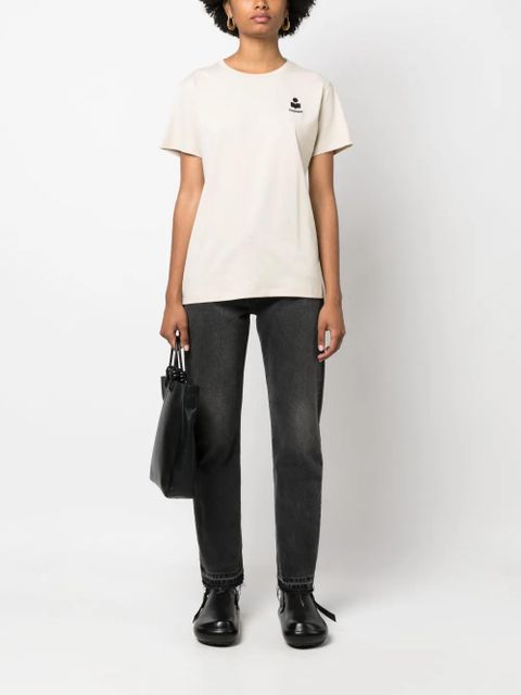 MARANT ÉTOILE Aby T-shirt - Neutrals - zdjęcie produktu nr 2