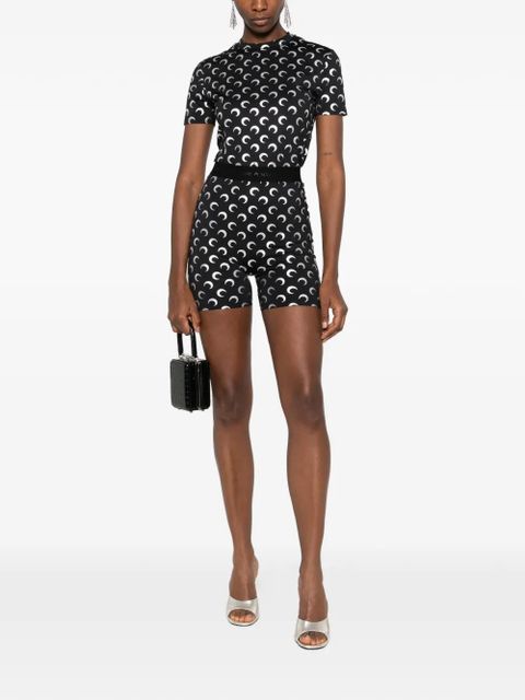 Marine Serre moon-print top - Black - zdjęcie produktu nr 2