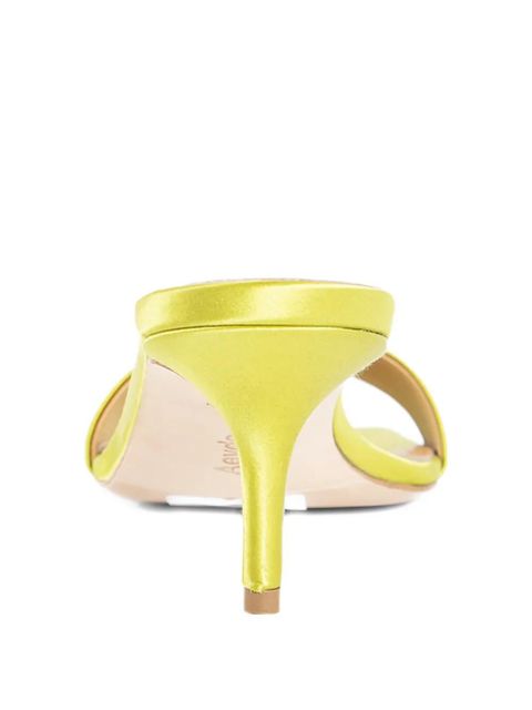Aeyde Ilvy square-toe mules - Yellow
