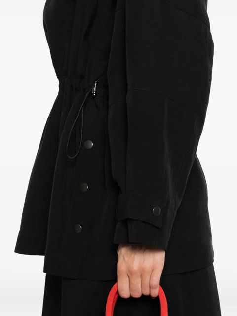 Róhe drawstring-waist sweatshirt - Black