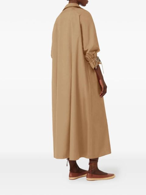 Max Mara tie-cuffs collared midi dress - Neutrals - zdjęcie produktu nr 2