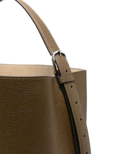 TOTEME buckle-strap shoulder bag - Green